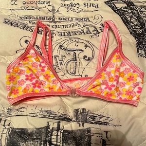 Floral training bra
